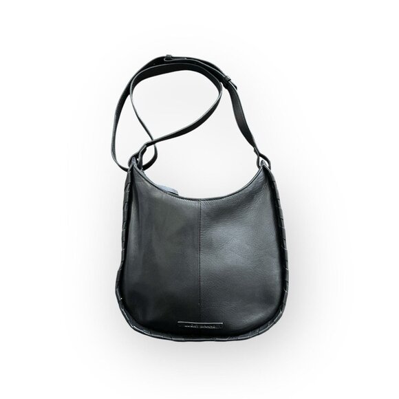 Lucky Brand Nidi Black Leather Crossbody Bag - Picture 2 of 9